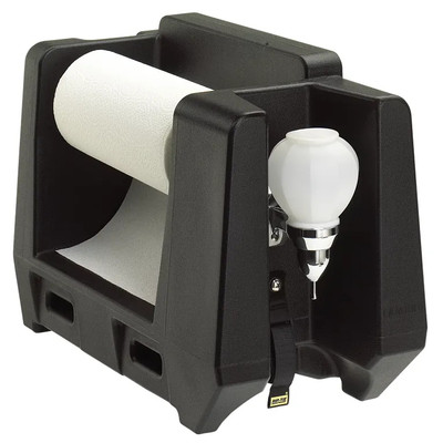 Cambro HWAPR110 5 Gallon Black Handwashing Station Plastic