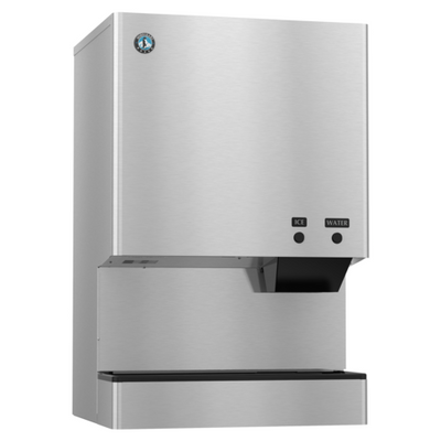 Hoshizaki DCM-500BWK 26" W Stainless Steel Water-Cooled Cubelet Ice Maker and Water Dispenser - 115 Volts