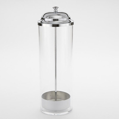 American Metalcraft SD3511 Clear Plastic Straw Dispenser