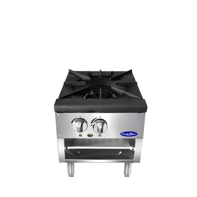 Atosa ATSP-18-1L-NG 18" W Stainless Steel Natural Gas CookRite Low Stock Pot Stove - 80,000 BTU