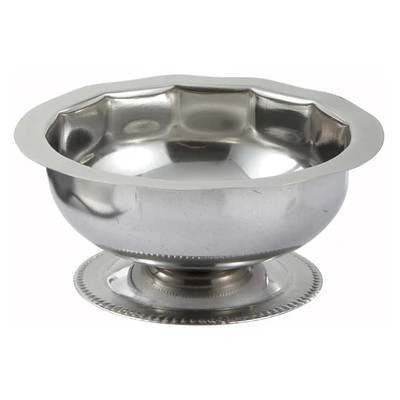 Winco SD-5
5 Oz.
Stainless Steel
Sherbet Dish (Contains 1 Dozen)