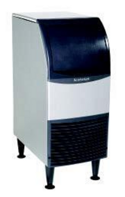 Scotsman UN0815AX-1 15" W Stainless Steel Air-Cooled Undercounter Ice Maker with Bin - 115 Volts