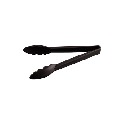CAC China UTKU-9BK 9" L Black Plastic Utility Tong (144 Each Per Case)
