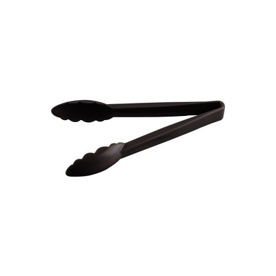 CAC China UTKU-9BK 9" L Black Plastic Utility Tong (144 Each Per Case)
