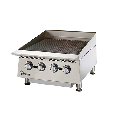 Star 8024CBB 24" Gas Charbroiler - 80,000 BTU