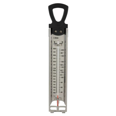 Winco TMT-CDF4 2" x 11-3/4" Candy/Deep Fry Thermometer