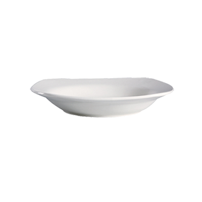 CAC China RCN-88 22 Oz. Super White Porcelain Square RCN Specialty Pasta Bowl (1 Dozen)