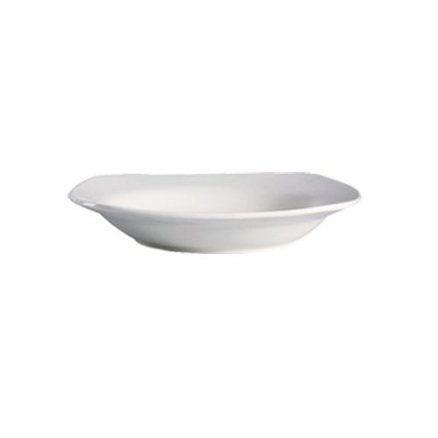 CAC China RCN-88 22 Oz. Super White Porcelain Square RCN Specialty Pasta Bowl (1 Dozen)