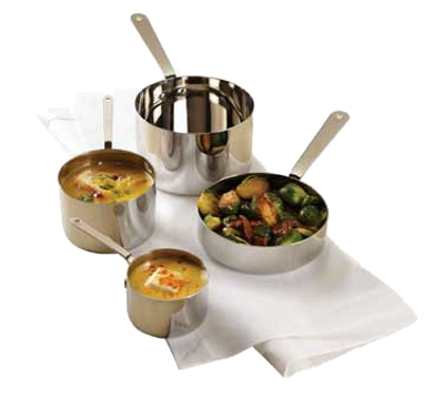 American Metalcraft SHSP53 4.75&quot; Dia. Stainless Steel Mini Sauce Pot