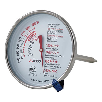 Winco TMT-MT3 5" Meat Thermometer