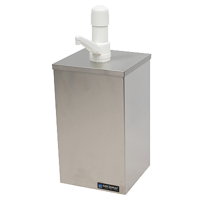 San Jamar P9800 EZ-Chill Condiment Pump Box Countertop 7"W