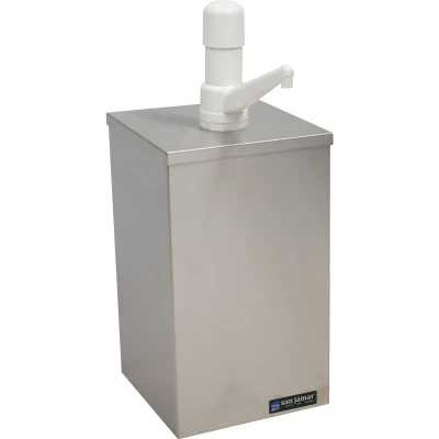 San Jamar P9800 EZ-Chill Condiment Pump Box Countertop 7"W