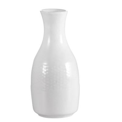 CAC China BST-BV Super White Porcelain Embossed Boston Bud Vase (4 Dozen Per Case)