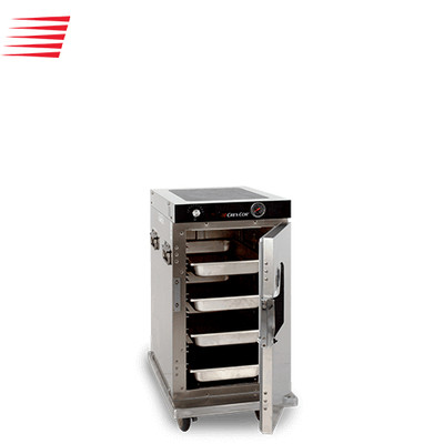 Cres Cor H339128C 18.88" W Aluminum 1-Compartment Insulated Half-Height Mobile Heated Cabinet - 120 Volts