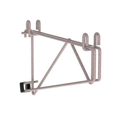 Metro SWD14K4 Smartwall Shelf Support Double For 14" Deep Shelf Metroseal Gray Epoxy-Coated Corrosion-Resistant Finish