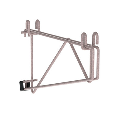 Metro SWD14K4 Smartwall Shelf Support Double For 14" Deep Shelf Metroseal Gray Epoxy-Coated Corrosion-Resistant Finish