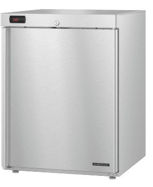 Hoshizaki HR24C 23.4"W One-Section Solid Door Reach-In Compact Undercounter Refrigerator
