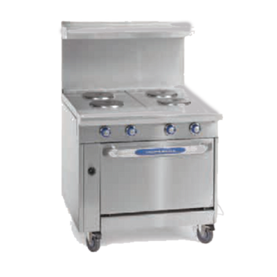 Imperial IHR-2HT-2-E-M 36" Electric Heavy Duty Range - 208 Volts