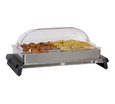 Cadco WTBS-2RT 26" 2 Pan Double Buffet Server Countertop - 120 Volts