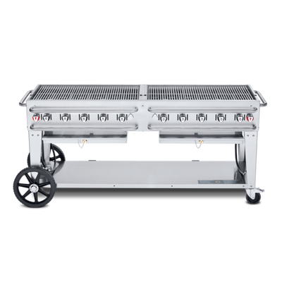 Crown Verity CV-RCB-72-SI-BULK 81" Series Grill - 159,000 BTU