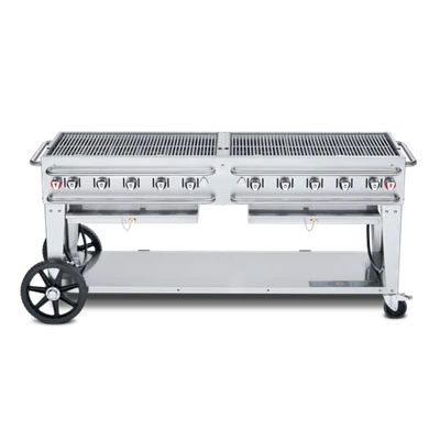 Crown Verity CV-RCB-72-SI-BULK 81" Series Grill - 159,000 BTU