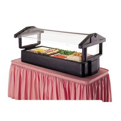 Cambro 6FBRTT110 71-1/2"W Black Plastic Table Top Food Bar