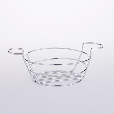 American Metalcraft BSKC08 8" Metal Round Basket