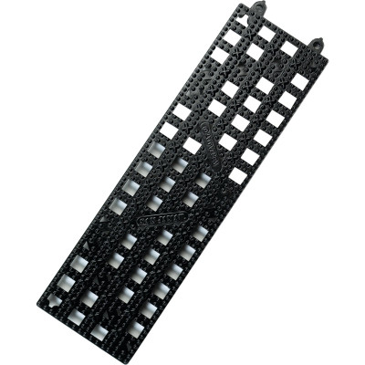 San Jamar VM5180BK 3-1/2" x 12" Strips Bar Mat