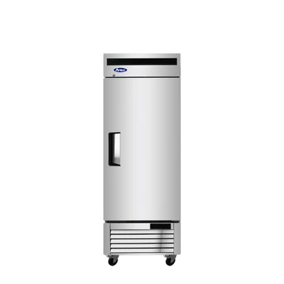 Atosa MBF8505GR 19.1 Cu. Ft. Stainless Steel Solid Door Reach-In Refrigerator - 115 Volts