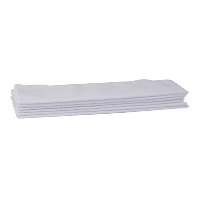 Winco BTM-16W 16" x 16" White Bar/Kitchen Towel Set 10 Pack (6 Each Per Pack)