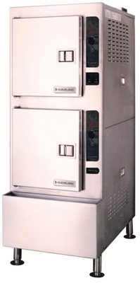 Cleveland 24CEA10.2 24" W Stainless Steel Electric Steamcraft Gemini 10 Pressureless Steamer - 208 Volts