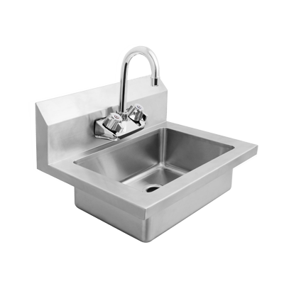 Atosa MRS-HS-18SP Stainless Steel Side Splash for 18" Hand Sinks