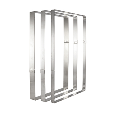 Matfer Bourgeat 371003 22.75"L x 15"W x 1.37"H Stainless Steel Rectangle Frame