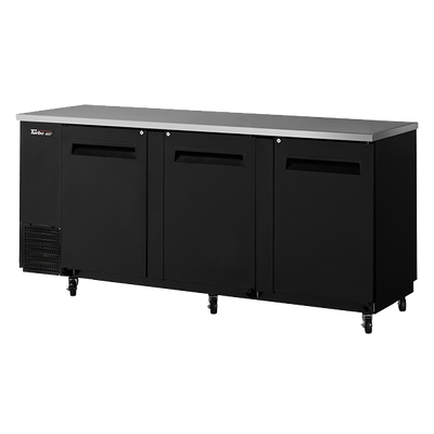 Turbo Air TBB-24-72SB-N6 73.13&quot;W Three-Section Solid Door Back Bar Cooler