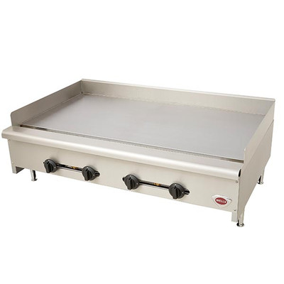 Wells HDG-4830G 47" Natural Gas Countertop Griddle - 120,000 BTU
