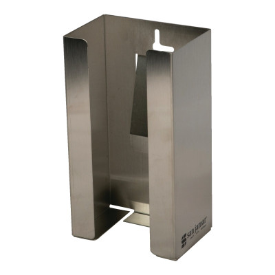 San Jamar G0801 1 Box Capacity Stainless Steel Disposable Glove Dispenser