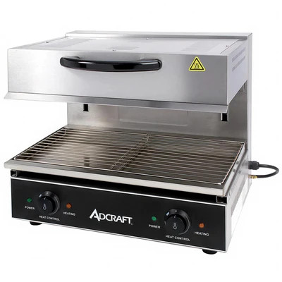 Admiral Craft SAL-4000W 23.79" W Stainless Steel Electric Salamander - 240 Volts