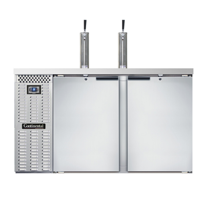Continental Refrigerator KC59SNSS 59"W Solid Door Keg Cooler