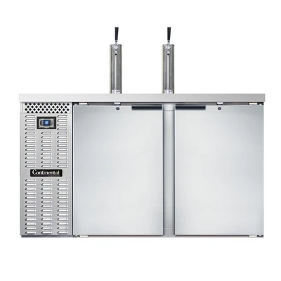 Continental Refrigerator KC59SNSS 59"W Solid Door Keg Cooler