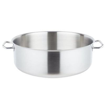 Vollrath 47761 18 Qt. Aluminum Intrigue Brazier / Casserole Pot