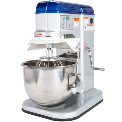 Vollrath 40755 7 Qt. Planetary Countertop Mixer with Safety Guard - 110/120V, 1/3 HP
