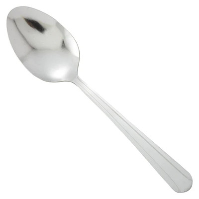 Winco 0081-03 7" 18/0 Stainless Steel Dinner Spoon (24 Pieces Per Pack)