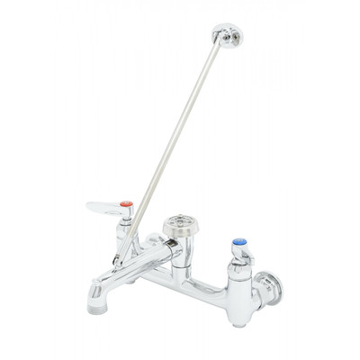 T&amp;S B-0665-BSTP Wall Mounted Service Sink Faucet with 8" Centers