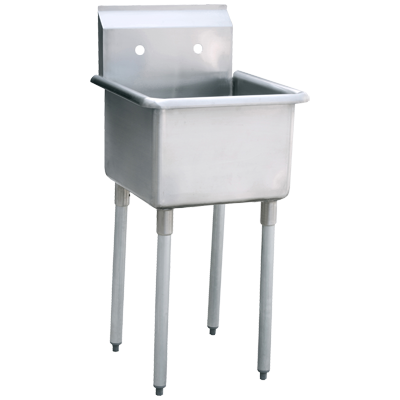 Atosa MRS-1-MOP 21&quot; W 18 Ga. Stainless Steel MixRite Compartment Mop Sink