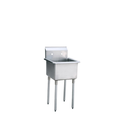 Atosa MRS-1-MOP 21" W 18 Ga. Stainless Steel MixRite Compartment Mop Sink