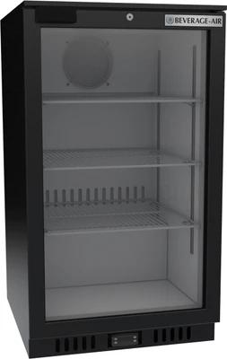 Beverage Air CT96HC-1-B 21.38"W Glass Door Reach-In Refrigerator