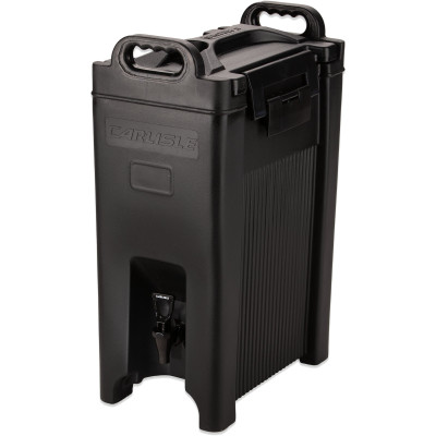 Carlisle XT500003 5 Gallon Black Beverage Server