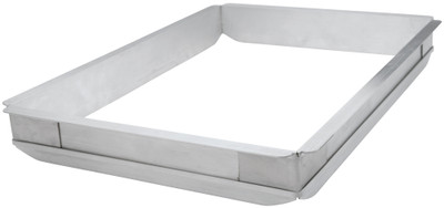 Winco AxPE-1 Sheet Pan Extender Full Size 18&quot; x 26&quot; x 2&quot; Aluminum