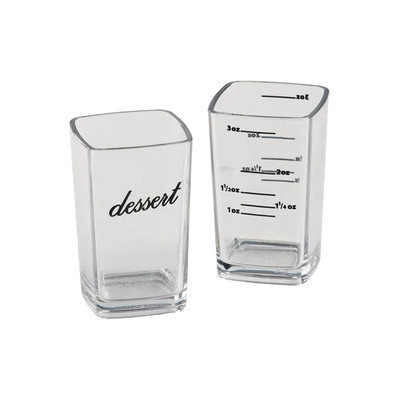 Cambro DG3CW135 Camwear Dessert Glass 3.4 oz. 2-2/7" x 3" - 72/Case