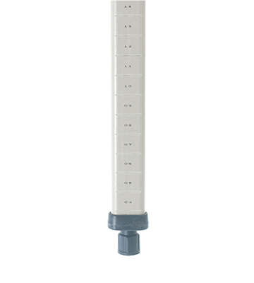 Metro Mx54P Polymer Trilobal Post 54-3/16"H or With A Dolly Corrosion Proof All Polymer Construction